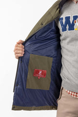 Parka Larga Tejido Técnico Khaki