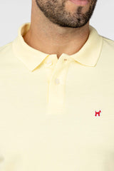 Polo Liso Amarillo Pastel