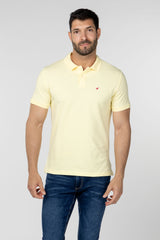 Polo Liso Amarillo Pastel