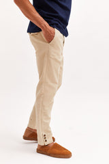 Pantalón Tobillero Dyed Beige