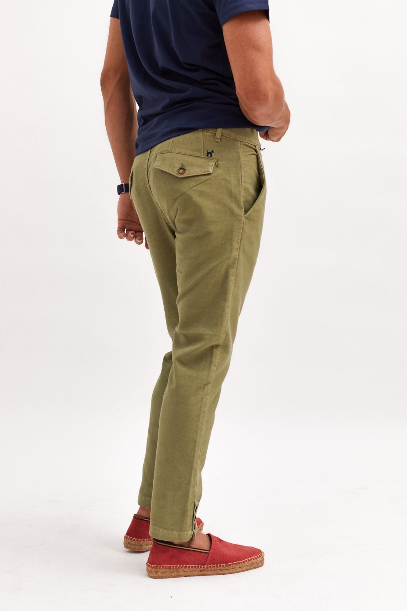 Pantalón Tobillero Dyed Kaki