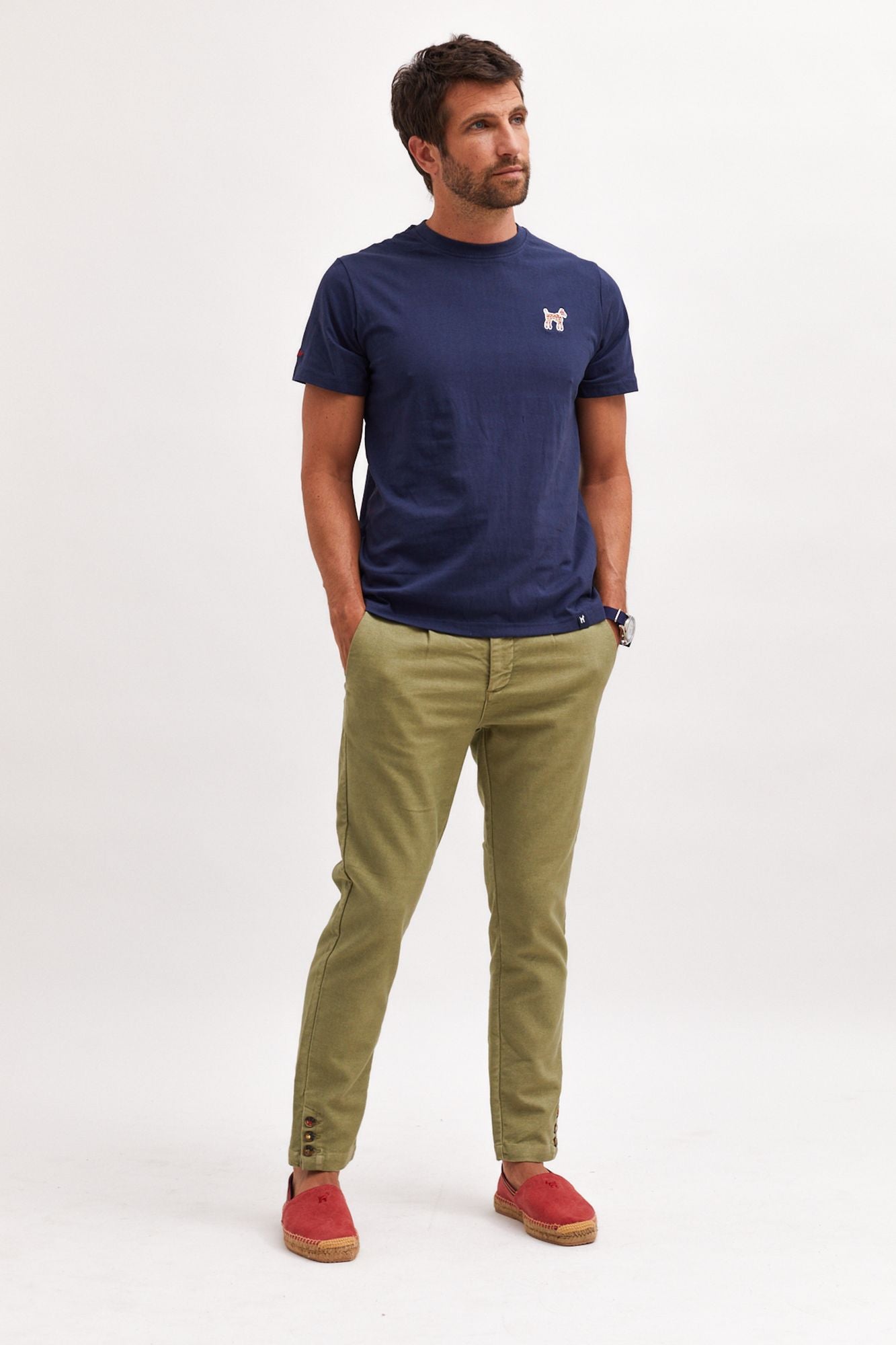 Pantalón Tobillero Dyed Kaki