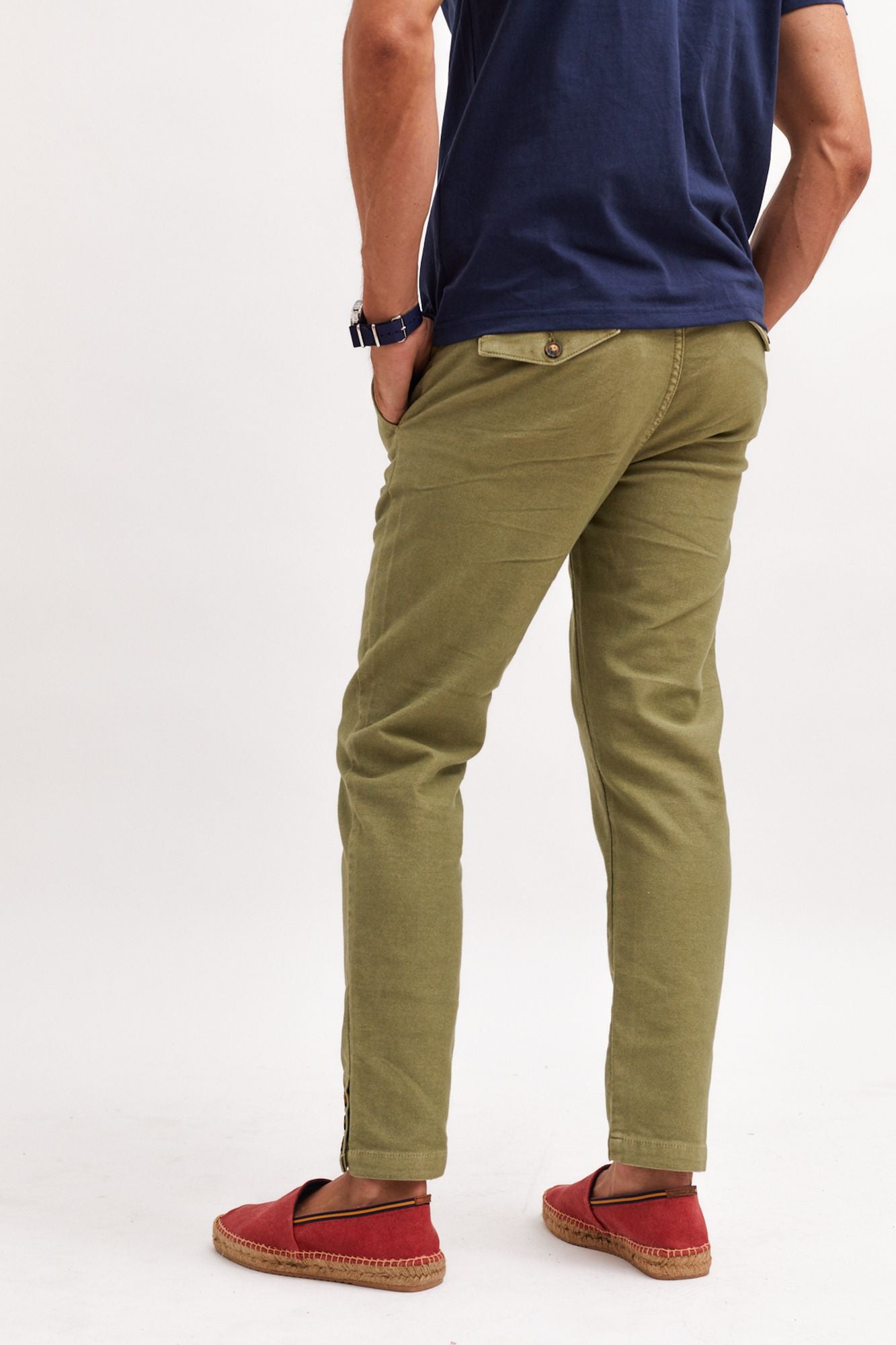 Pantalón Tobillero Dyed Kaki