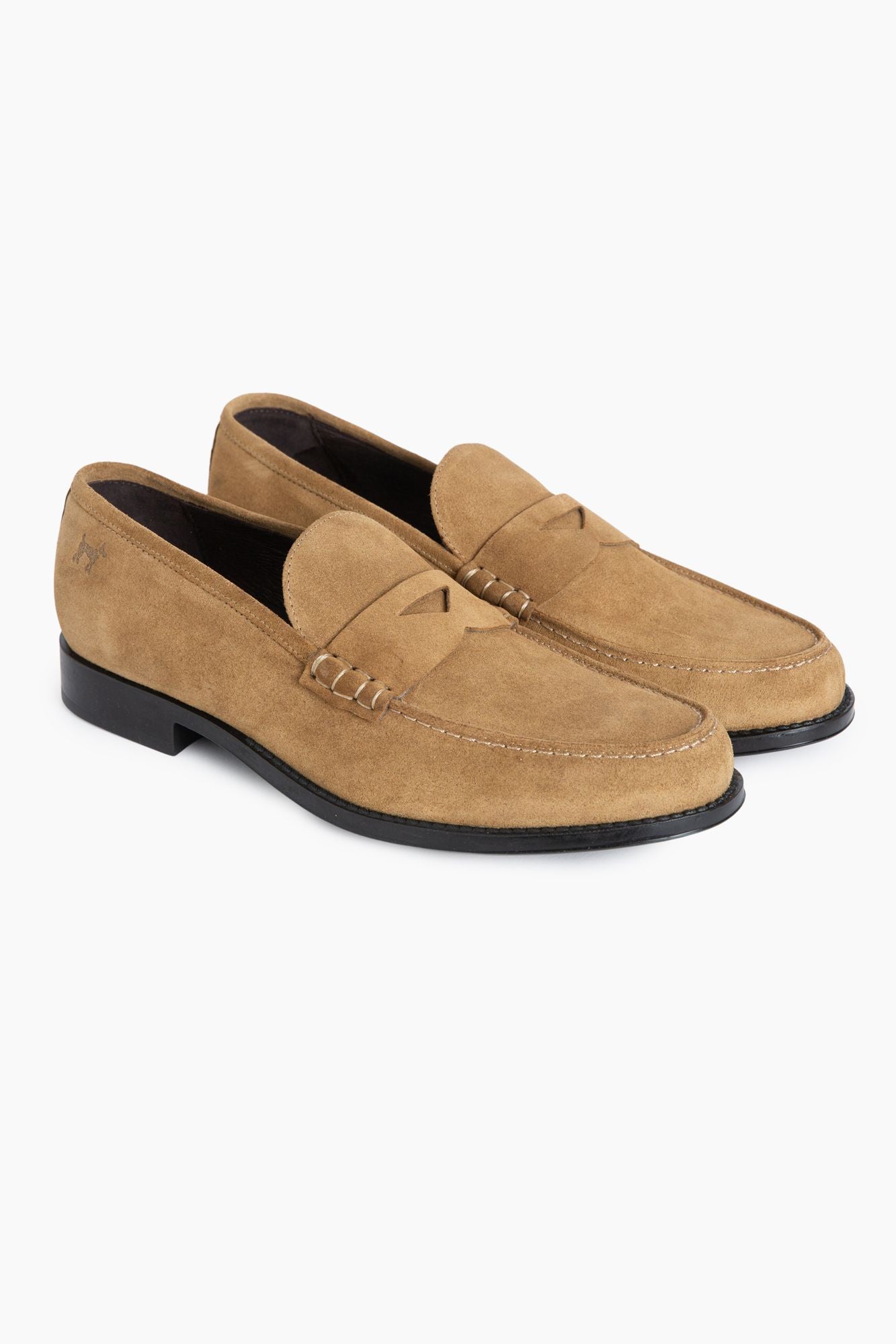Mocasín Piel Serraje Marrón