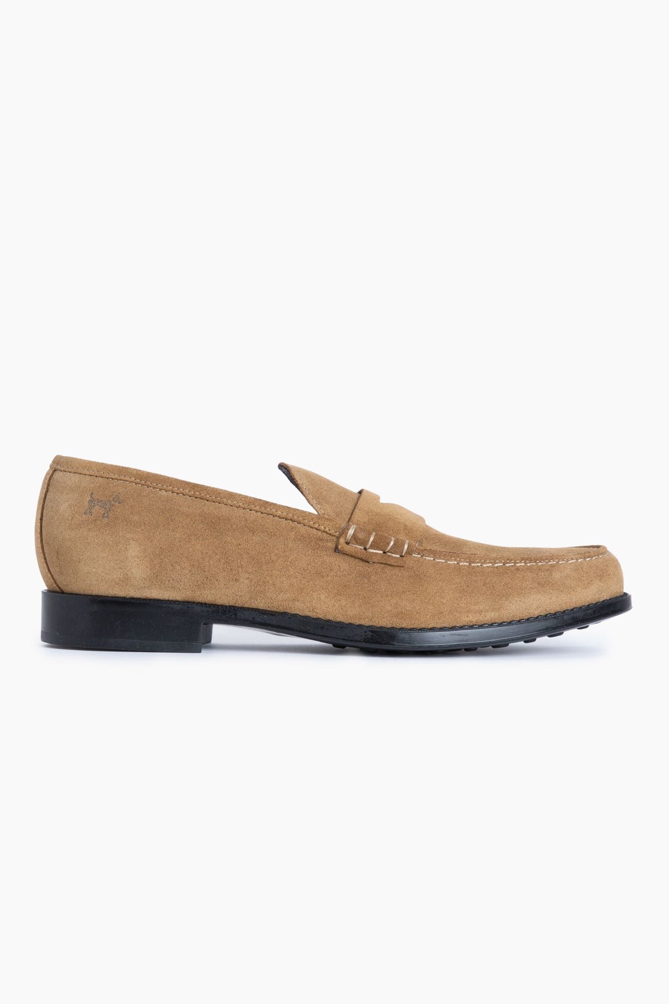 Mocasín Piel Serraje Marrón