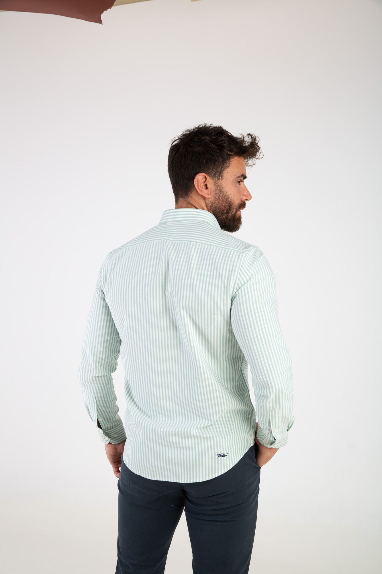Camisa Raya Oxford Verde Agua