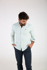 Camisa Raya Oxford Verde Agua