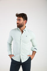 Camisa Raya Oxford Verde Agua