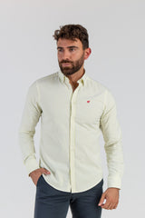 Camisa Raya Oxford Amarillo Suave