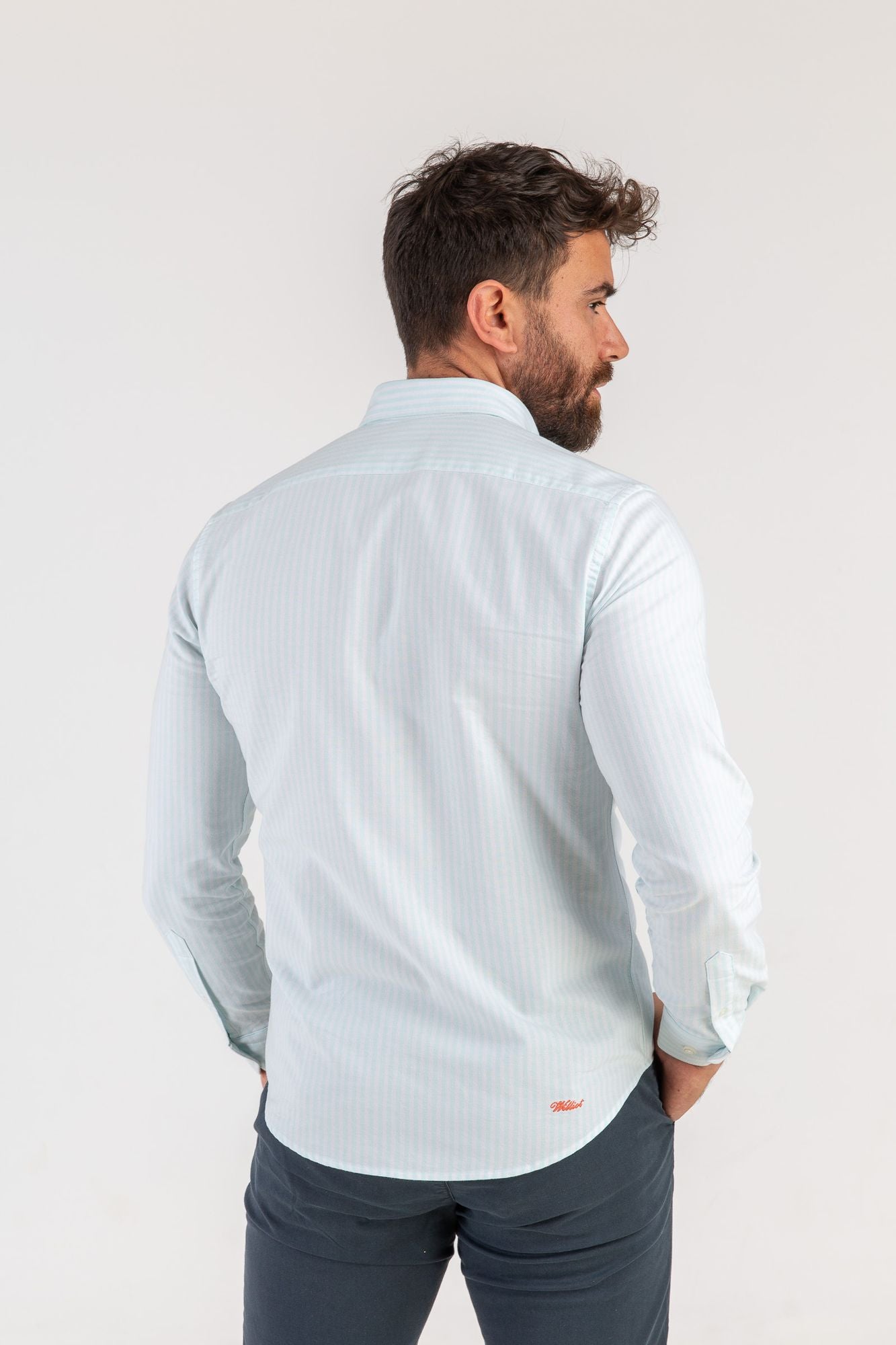 Camisa Raya Oxford Turquesa