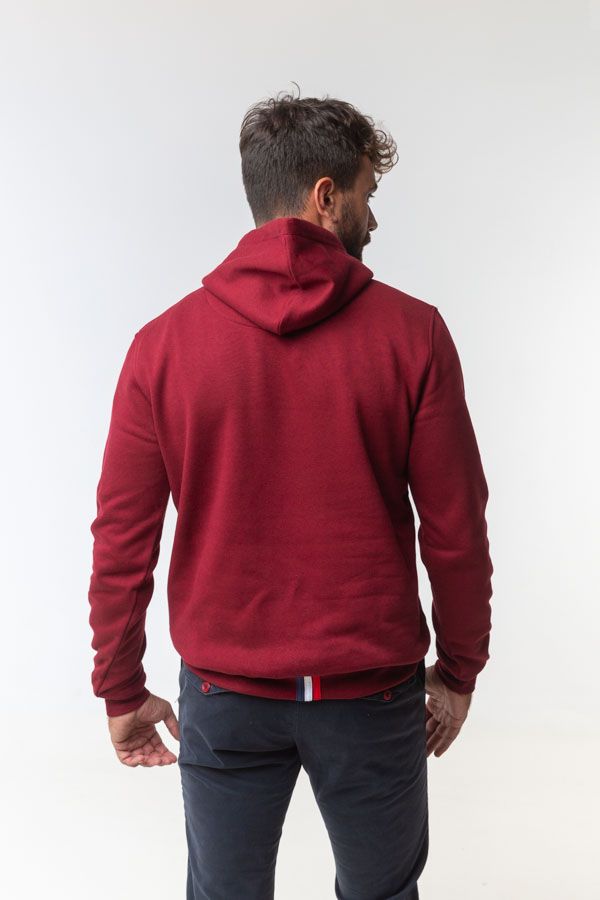 Sudadera Capucha Doggy Burdeos