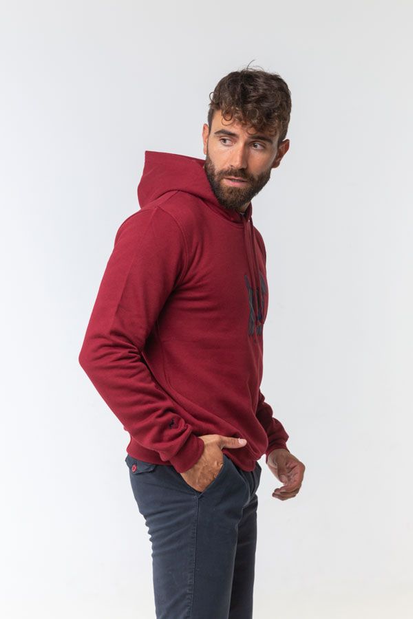 Sudadera Capucha Doggy Burdeos