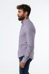 Camisa Vichy Oxford Burdeos