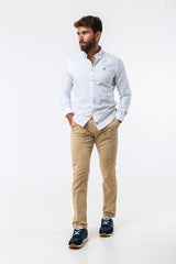 Pantalón Chino Regular Fit Beige