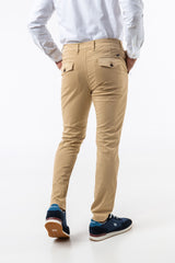 Pantalón Chino Regular Fit Beige
