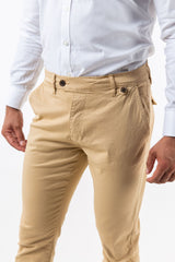 Pantalón Chino Regular Fit Beige