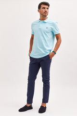 Polo Garment Dyed Turquesa