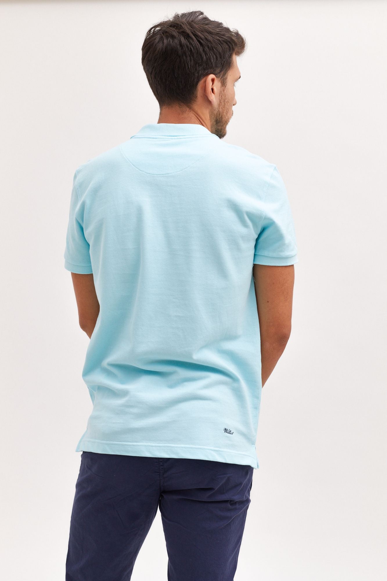 Polo Garment Dyed Turquesa