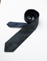 Corbata Estampado Marino Verde