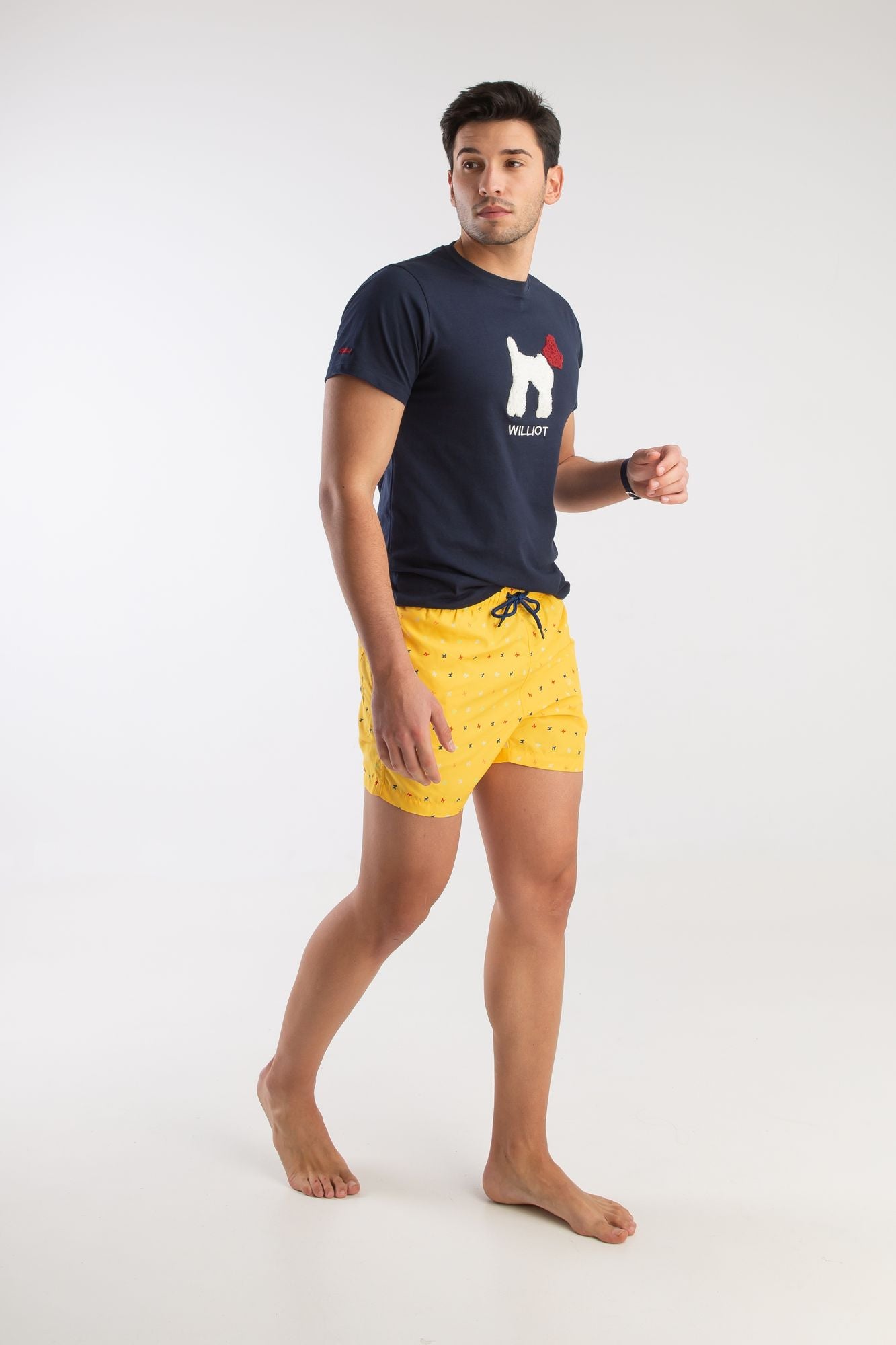 Bañador Multiperro Amarillo
