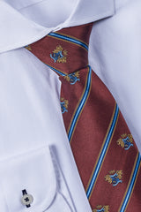 Corbata Cambridge Burdeos