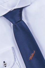 Corbata Marino Williot Naranja